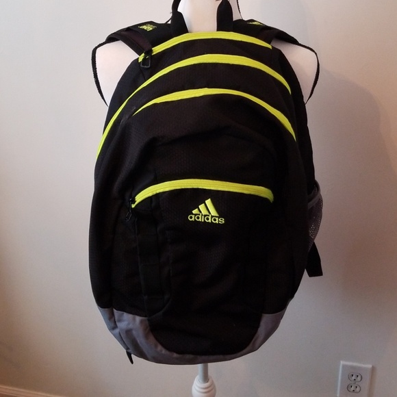 neon adidas backpack